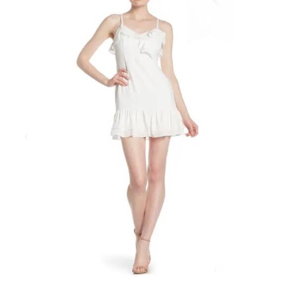 Parker NWT Zenna Party Dress Ruffled Mini Dress 10 - Picture 1 of 9